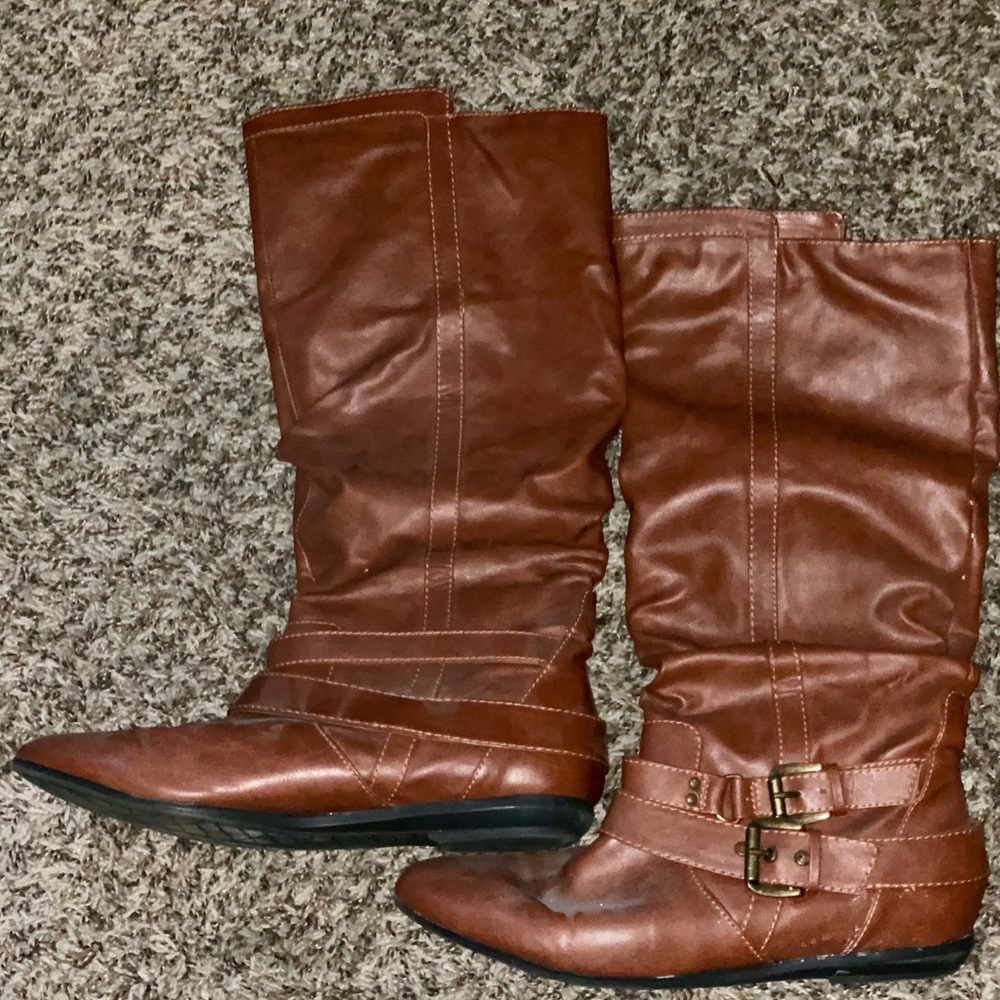 Arizona Brown High Rise Boots